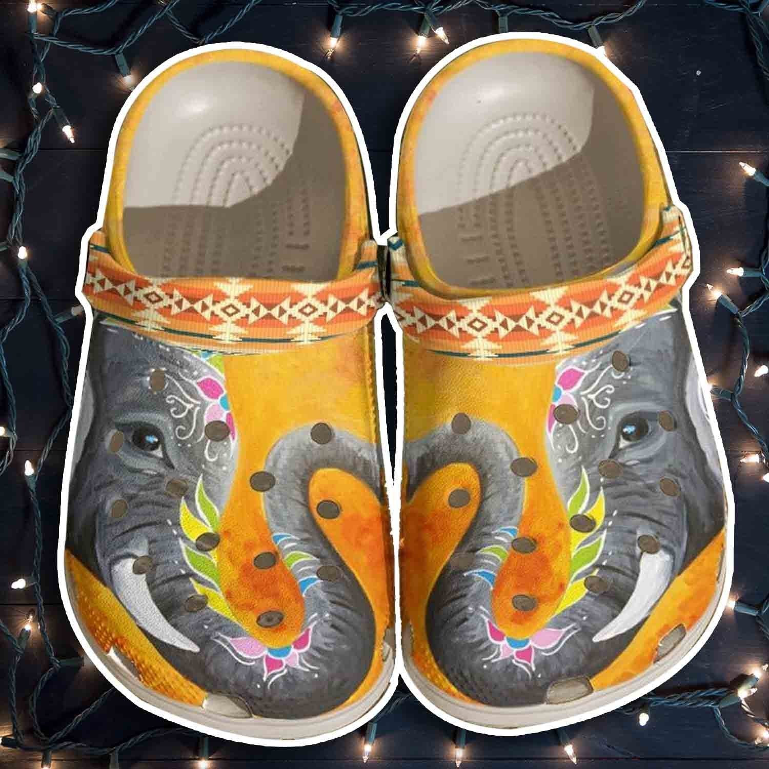 Elephant Artist Croc Shoes Hippie Crocbland Crocs Gifts For Niece