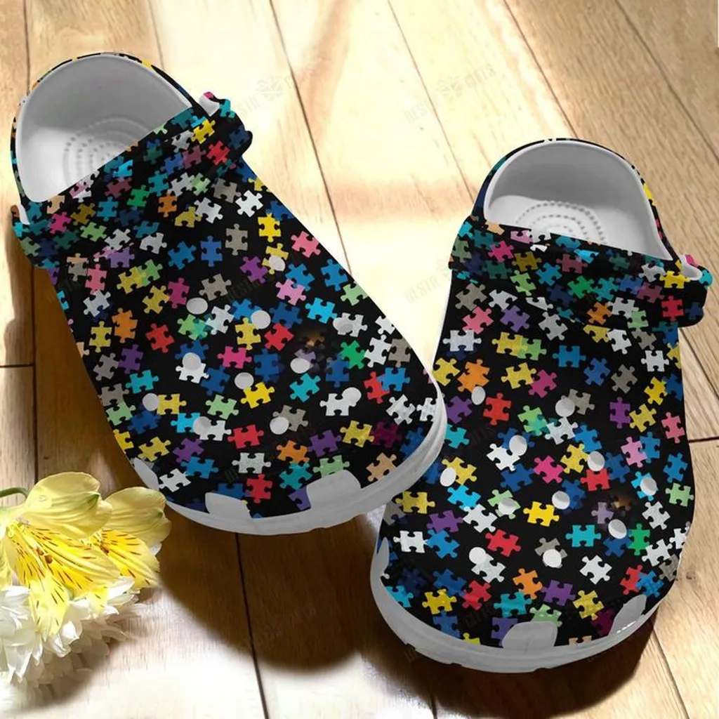 Autism Pattern Classic Crocs Crocs Shoes Comfortable For Men Women