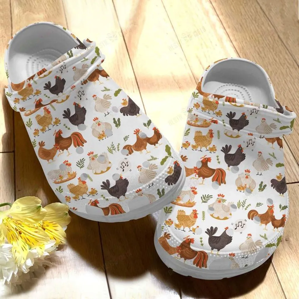 Chicken White Sole Chicken Melody Classic Crocs Crocs Shoes Comfortable For Men Women