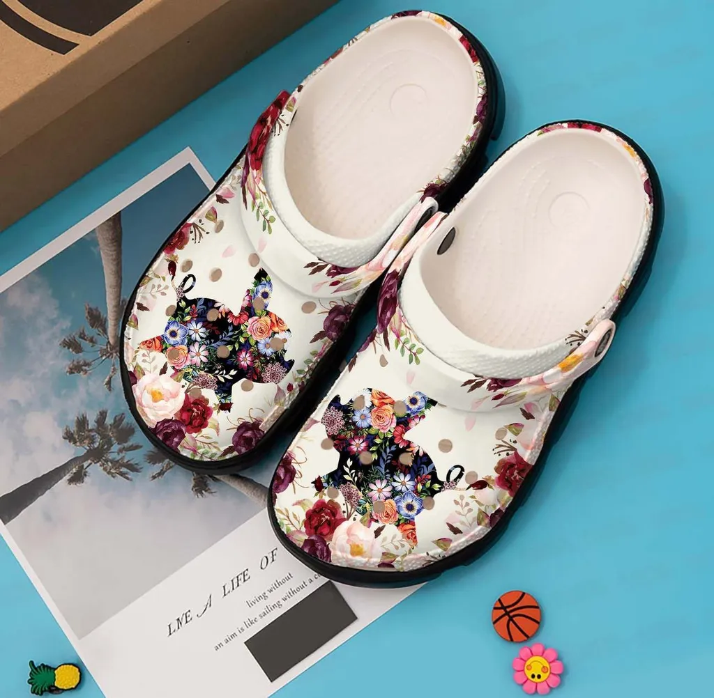 Pig Personalized Crocs Custom Comfortablefashion Style Comfortable Print 3D Pig And Flowers