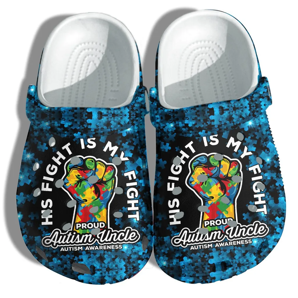 Proud Autism Uncle Autism Awareness Crocs Crocs Shoes Comfortable For Men Women