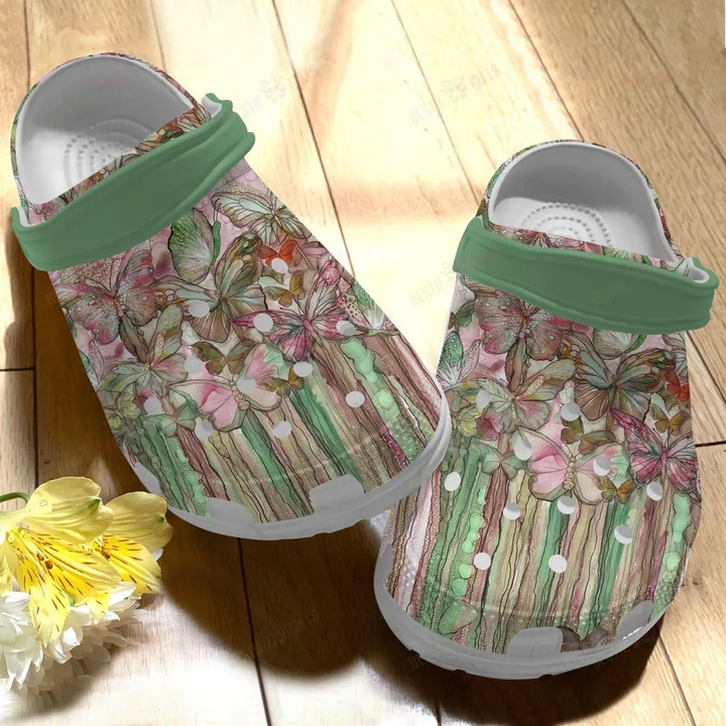 Watercolor Butterfly Classic Crocs Crocs Shoes Comfortable For Men Women