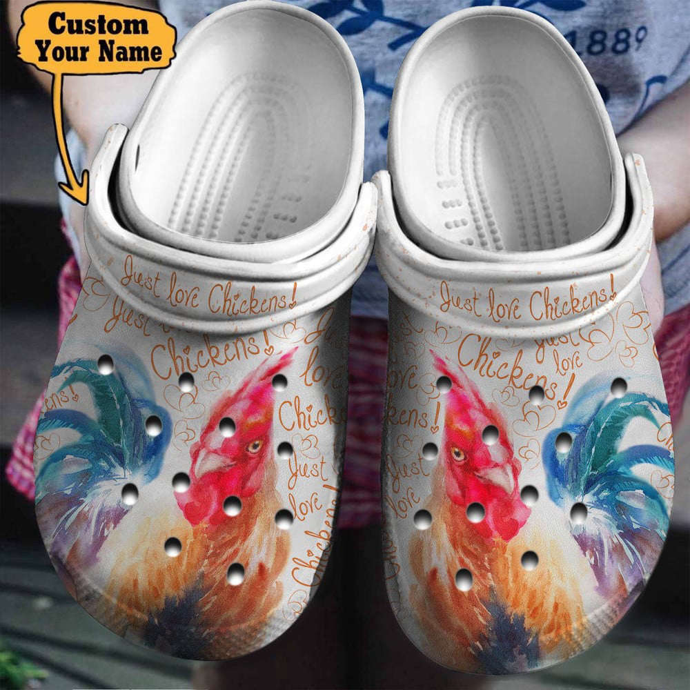 ChickenJust Love Chickens Crocs Shoes Men And Women