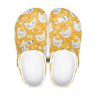 Yellow chicken Crocs Shoes Comfortable For Men Women
