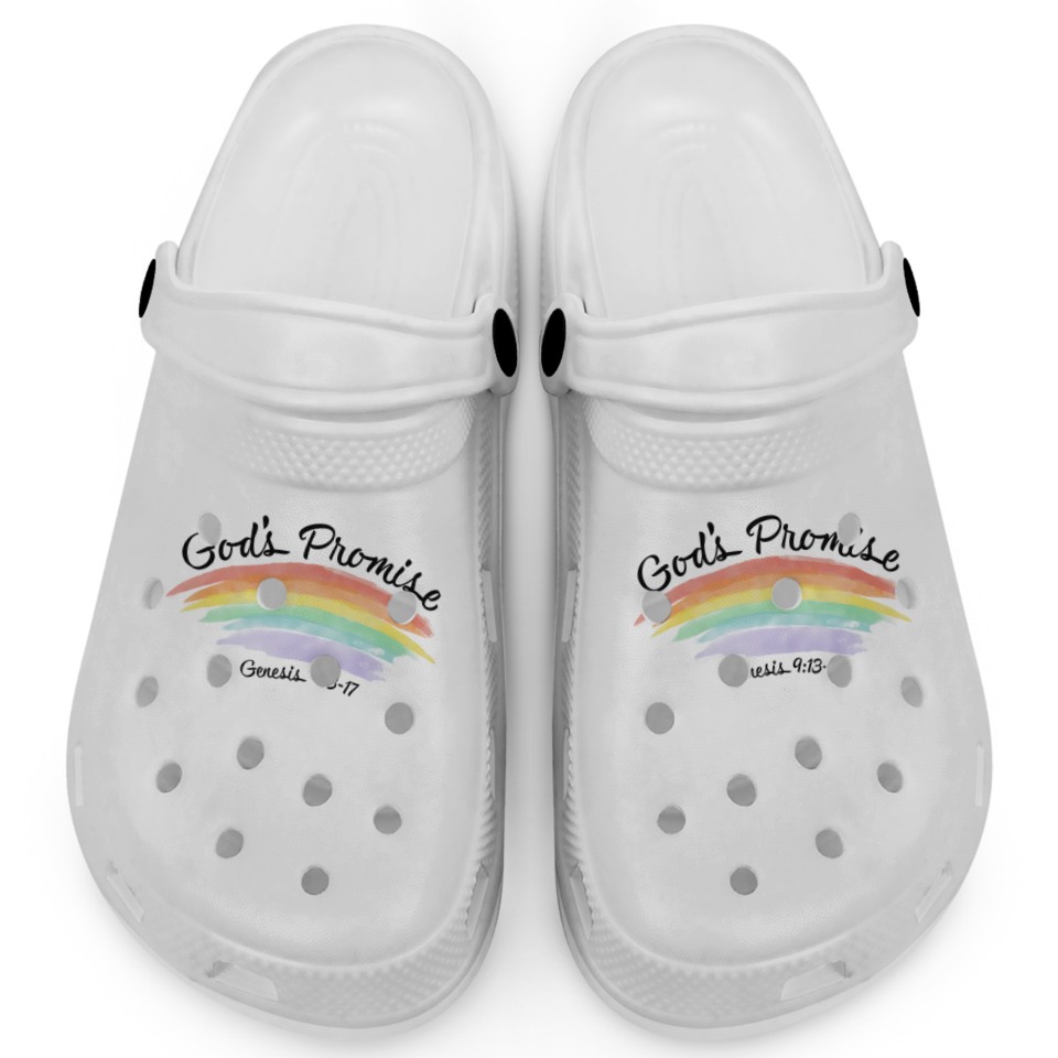 Crocs Gods Promise Rainbow For Genesis 9:1317 Crocs