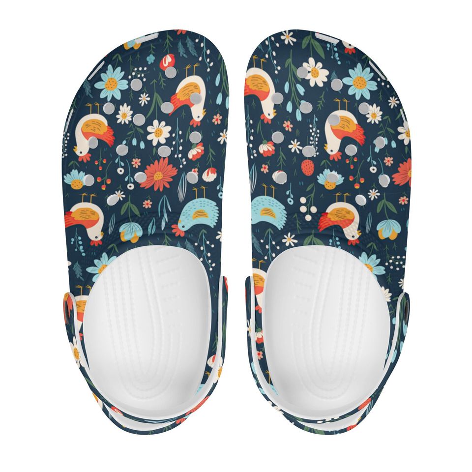 Crocs Chicken Print Crocs Shoes Comfortable For Men Women