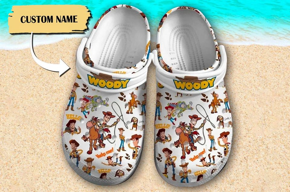 Crocs Custom Cowboy And Friends, Characters, Toy Movie, Cowboy Crocs For Men Women and Kids